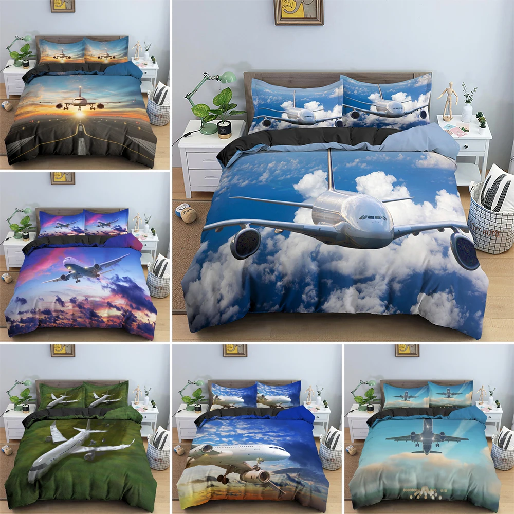 2022 New Airplane Style Bedding Set 2/3pcs Queen/King 220x240 Size Fly Fighter Polyester Quilt Cover For Adults Teens Bedclothes
2022 New Airplane Style Bedding Set 2/3pcs Queen/King 220x240 Size Fly Fighter Polyester Quilt Cover For Adults Teens Bedclothes