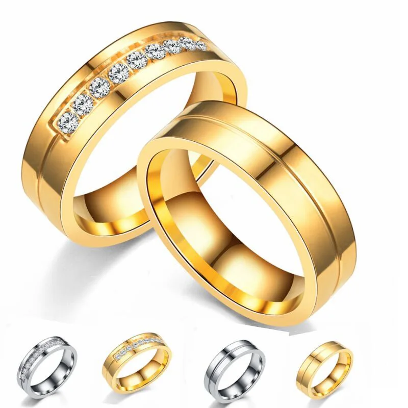 Popular Accessories Stainless Steel Diamond Inlaid Lovers Ring European and American Titanium Zircon Jewelry
Popular Accessories Stainless Steel Diamond Inlaid Lovers Ring European and American Titanium Zircon Jewelry