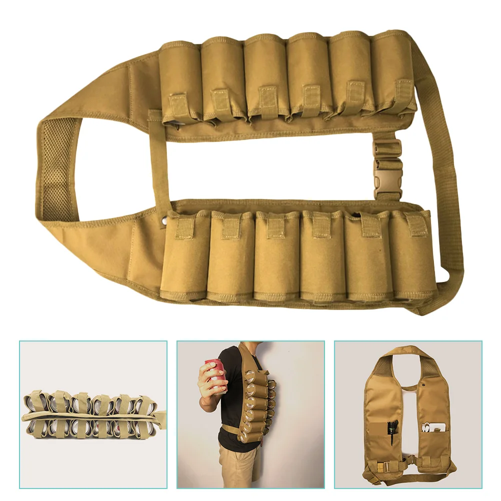 Beer Holder Holster Can Vest Belt Beverage Drinking Bandolier Soda Drink 12 Party Hiking Container Camping Outdoor Accessory Bag
Beer Holder Holster Can Vest Belt Beverage Drinking Bandolier Soda Drink 12 Party Hiking Container Camping Outdoor Accessory Bag