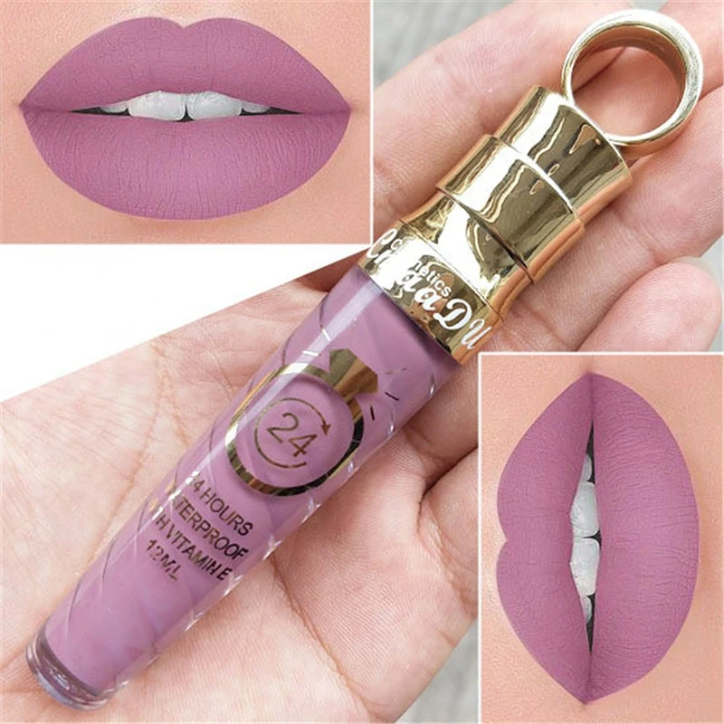 New Make Up Lips Matte Liquid Lipstick Waterproof Long Lasting Sexy Pigment Nude Glitter Style Lip Gloss Beauty Red Lip Tint
New Make Up Lips Matte Liquid Lipstick Waterproof Long Lasting Sexy Pigment Nude Glitter Style Lip Gloss Beauty Red Lip Tint