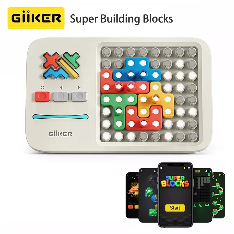 Super Blocks Game 1000+ Levelled Challenges Logic Exercise Game Educational Smart Jigsaw Toy for Kids Christmas Gifts
Super Blocks Game 1000+ Levelled Challenges Logic Exercise Game Educational Smart Jigsaw Toy for Kids Christmas Gifts