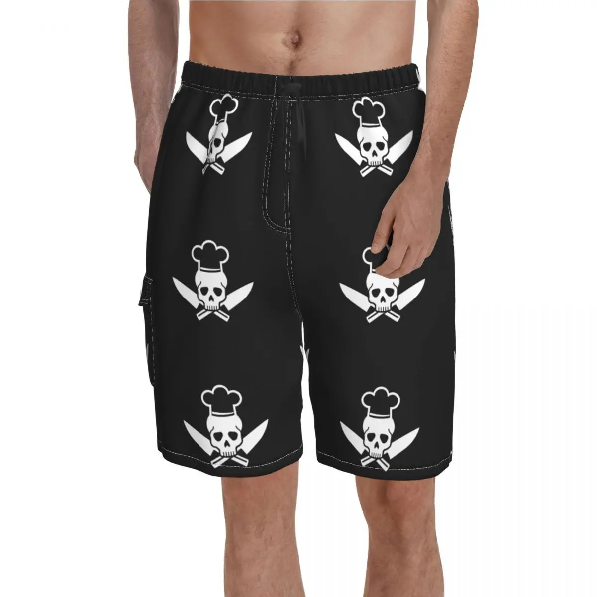 Skull Chef Board Shorts Knives Swimming Trunks Polyester Men Beach Pattern Swim Trunks
Skull Chef Board Shorts Knives Swimming Trunks Polyester Men Beach Pattern Swim Trunks