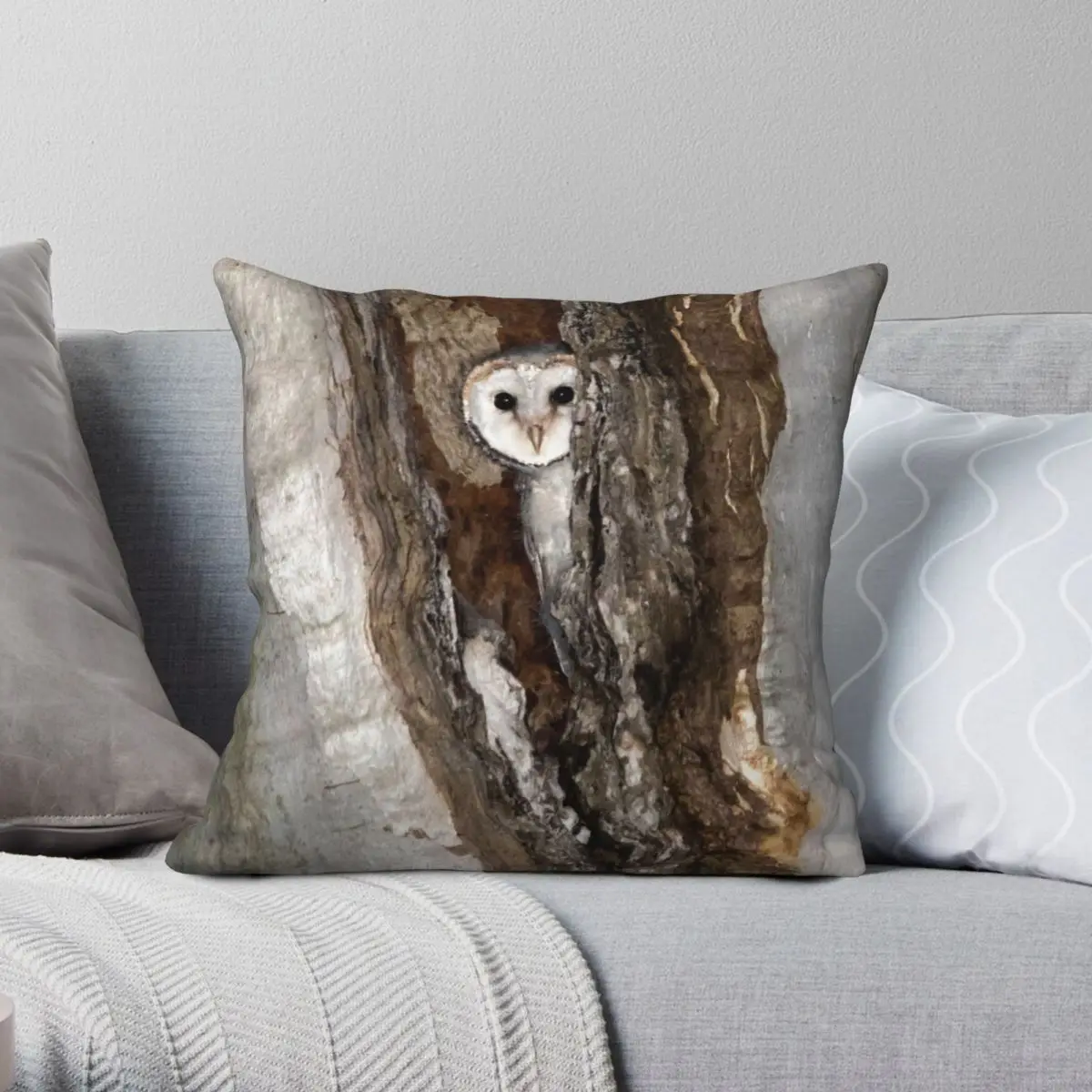 Barn Owl Peekaboo Pillowcase Polyester Linen Velvet Printed Zip Decor Throw Pillow Case Home Cushion Cover 18"
Barn Owl Peekaboo Pillowcase Polyester Linen Velvet Printed Zip Decor Throw Pillow Case Home Cushion Cover 18"