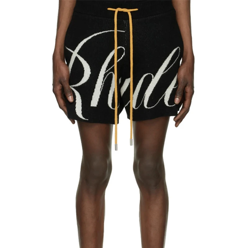 RHUDE Summer Fashion Letter Logo Jacquard Jacquard Wool High Street Shorts, Black S-XL
RHUDE Summer Fashion Letter Logo Jacquard Jacquard Wool High Street Shorts, Black S-XL