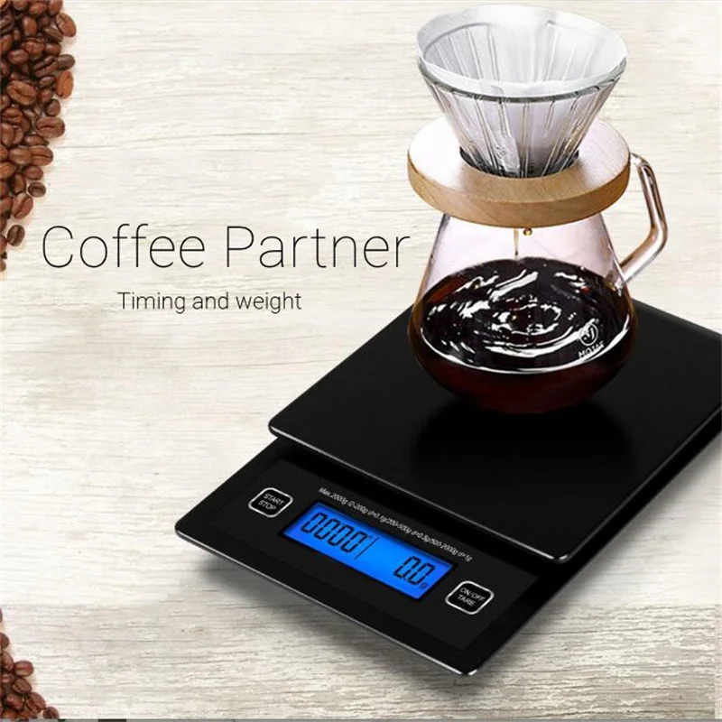 Coffee Scale Digital Smart Timer Precision Scale Multi-Use Kitchen Weight For Food Pour Over Cafe 01g 2kgs Electronic Gadgets
Coffee Scale Digital Smart Timer Precision Scale Multi-Use Kitchen Weight For Food Pour Over Cafe 01g 2kgs Electronic Gadgets