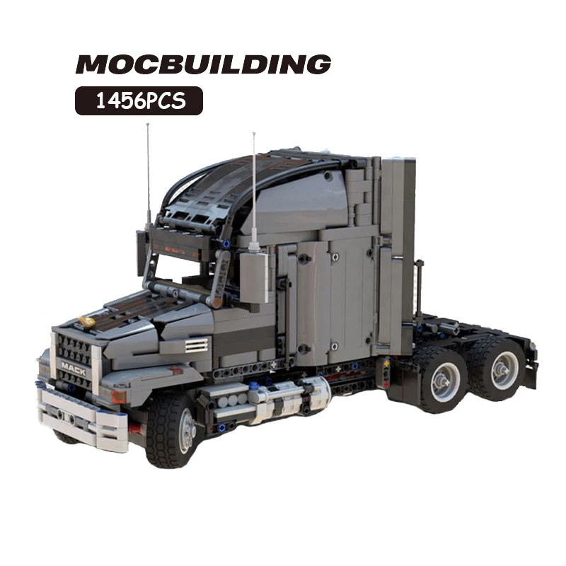 MOC Building Blocks Mack Technology Trailer Pinnacle Assembled Bricks City Heavy Dump Truck Vehicle Model Children Toys 1456PCS
MOC Building Blocks Mack Technology Trailer Pinnacle Assembled Bricks City Heavy Dump Truck Vehicle Model Children Toys 1456PCS