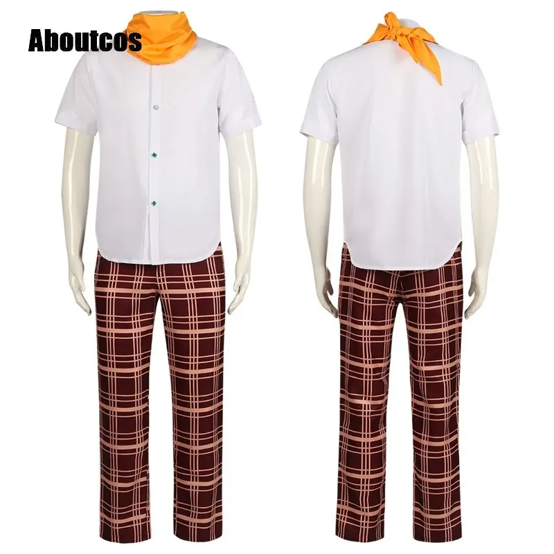 Костюм Aboutcos для косплея бахира мегуру из аниме «Голубой замок», повседневная одежда, милые клетчатые штаны, шарф, шапка, униформа для ролевы... 
Костюм Aboutcos для косплея бахира мегуру из аниме «Голубой замок», повседневная одежда, милые клетчатые штаны, шарф, шапка, униформа для ролевы...