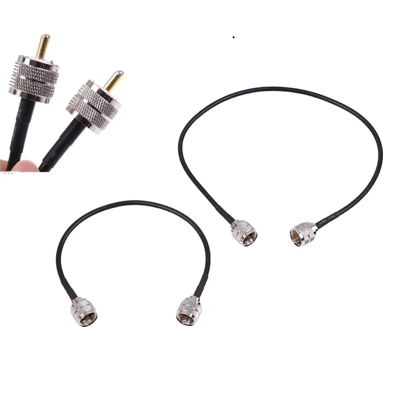 Радиочастотный коаксиальный кабель UHF разъем «Папа-папа» UHF PL259 штекер к UHF штекер PL259 RG58 ОТРЕЗОК кабеля 30 см/50 см 50 Ом
Радиочастотный коаксиальный кабель UHF разъем «Папа-папа» UHF PL259 штекер к UHF штекер PL259 RG58 ОТРЕЗОК кабеля 30 см/50 см 50 Ом