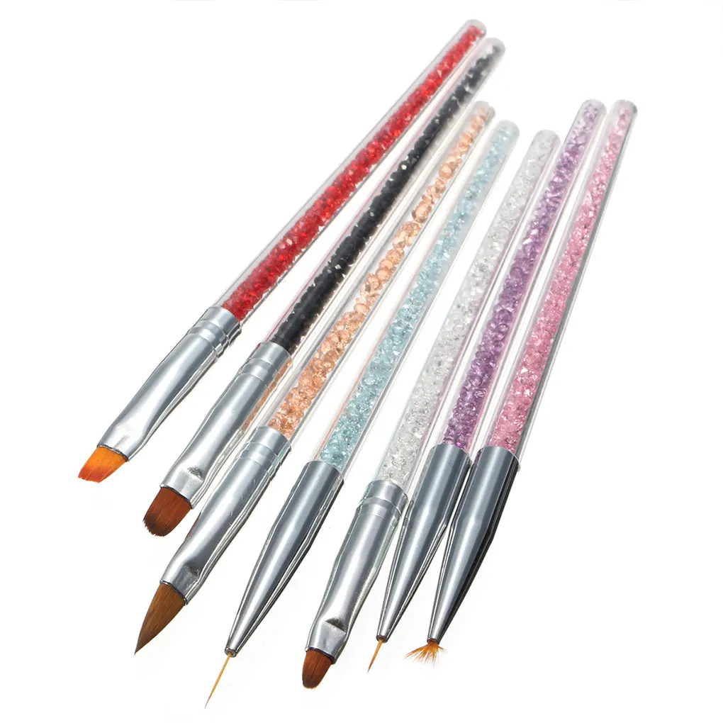 Nail Art Brush Pen Rhinestone Acrylic Handle Carving Nails Painting UV Gel Brush Tips Liner Manicure Tool
Nail Art Brush Pen Rhinestone Acrylic Handle Carving Nails Painting UV Gel Brush Tips Liner Manicure Tool