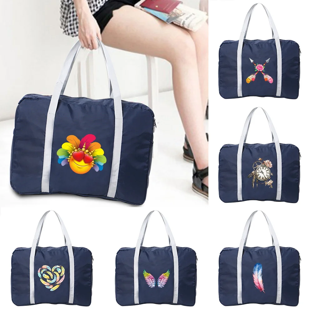 Foldable Luggage Travel Bags Nylon Unisex Large Capacity Pack Feather Print Unisex Water Proof Handbags Travel Bags Dropshipping
Foldable Luggage Travel Bags Nylon Unisex Large Capacity Pack Feather Print Unisex Water Proof Handbags Travel Bags Dropshipping
