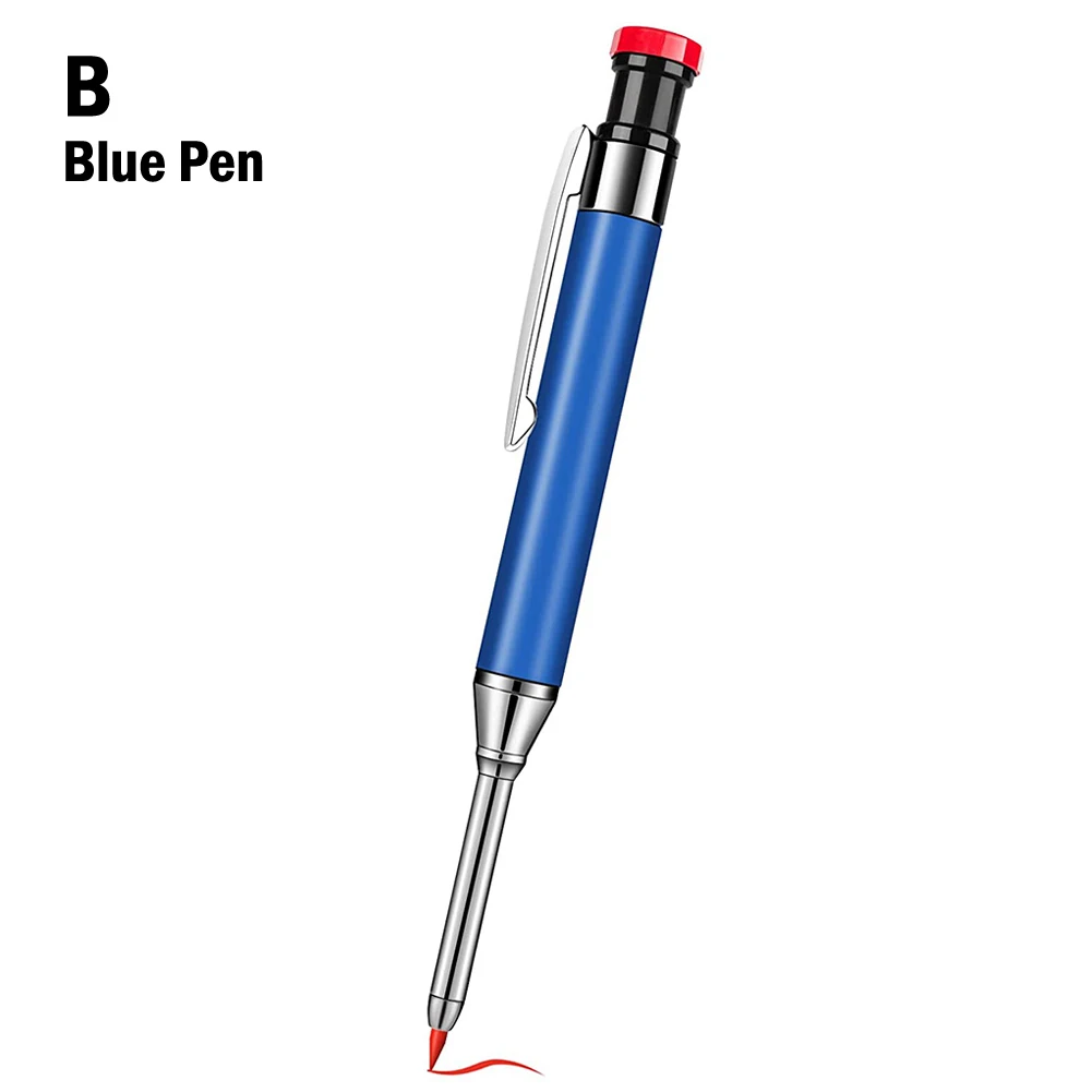 1 Pc Metal Carpenter Pencil Deep-hole Make For Deep Hole Marker Metal Pencil With Refill Lead Multifunctional Woodworking Tools
1 Pc Metal Carpenter Pencil Deep-hole Make For Deep Hole Marker Metal Pencil With Refill Lead Multifunctional Woodworking Tools