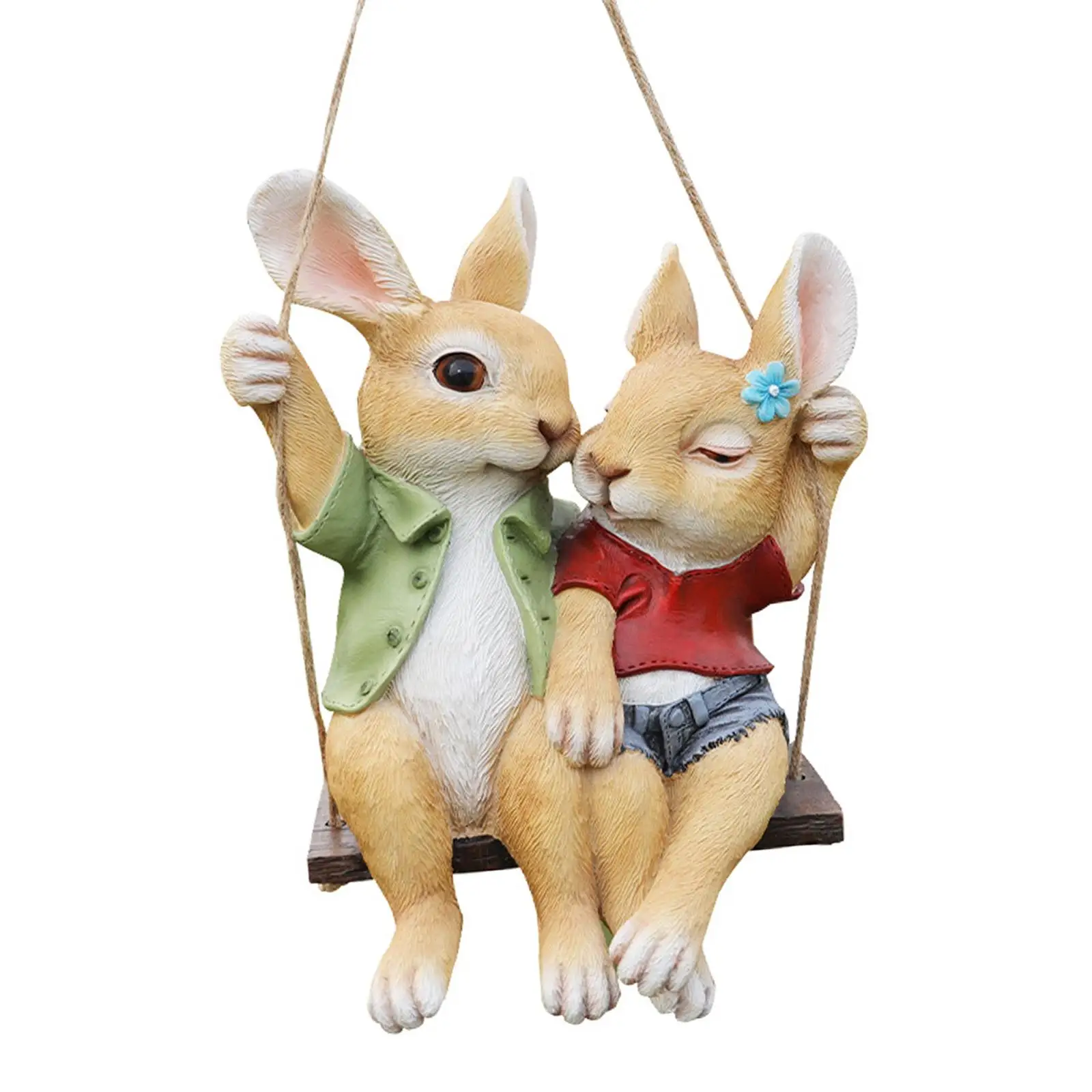 Indoor Outdoor Cute Hanging Rabbits Landscape Decoration Backyard Ornament
Indoor Outdoor Cute Hanging Rabbits Landscape Decoration Backyard Ornament