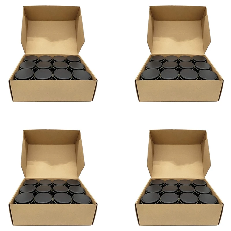 Candle Tins, 96 Piece, 4 Oz Metal Candle Containers For Making Candles, Arts & Crafts, Dry Storage,Black
Candle Tins, 96 Piece, 4 Oz Metal Candle Containers For Making Candles, Arts & Crafts, Dry Storage,Black