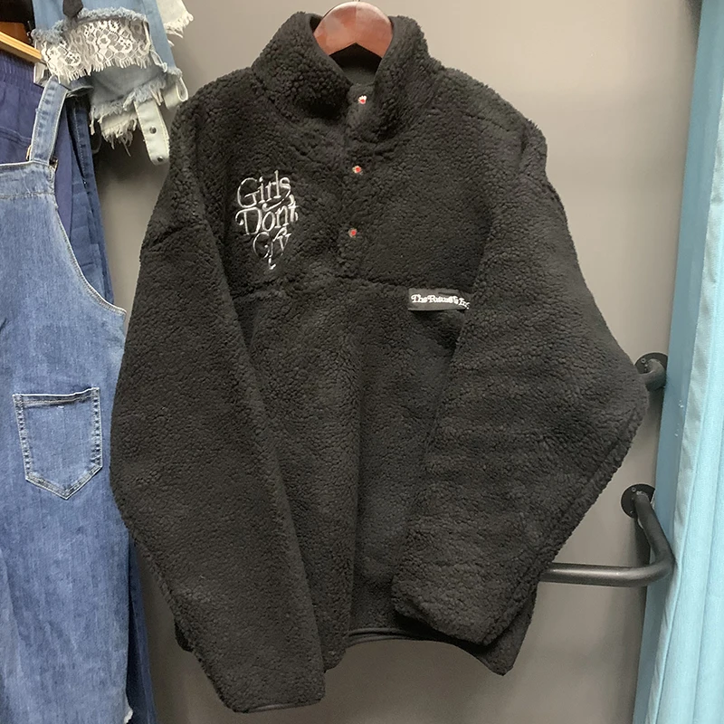 Half Buckle Stand Neck Pullover Girls Don’t Cry Fleece Lamb Wool HUMAN MADE Jacekt Coats
Half Buckle Stand Neck Pullover Girls Don’t Cry Fleece Lamb Wool HUMAN MADE Jacekt Coats