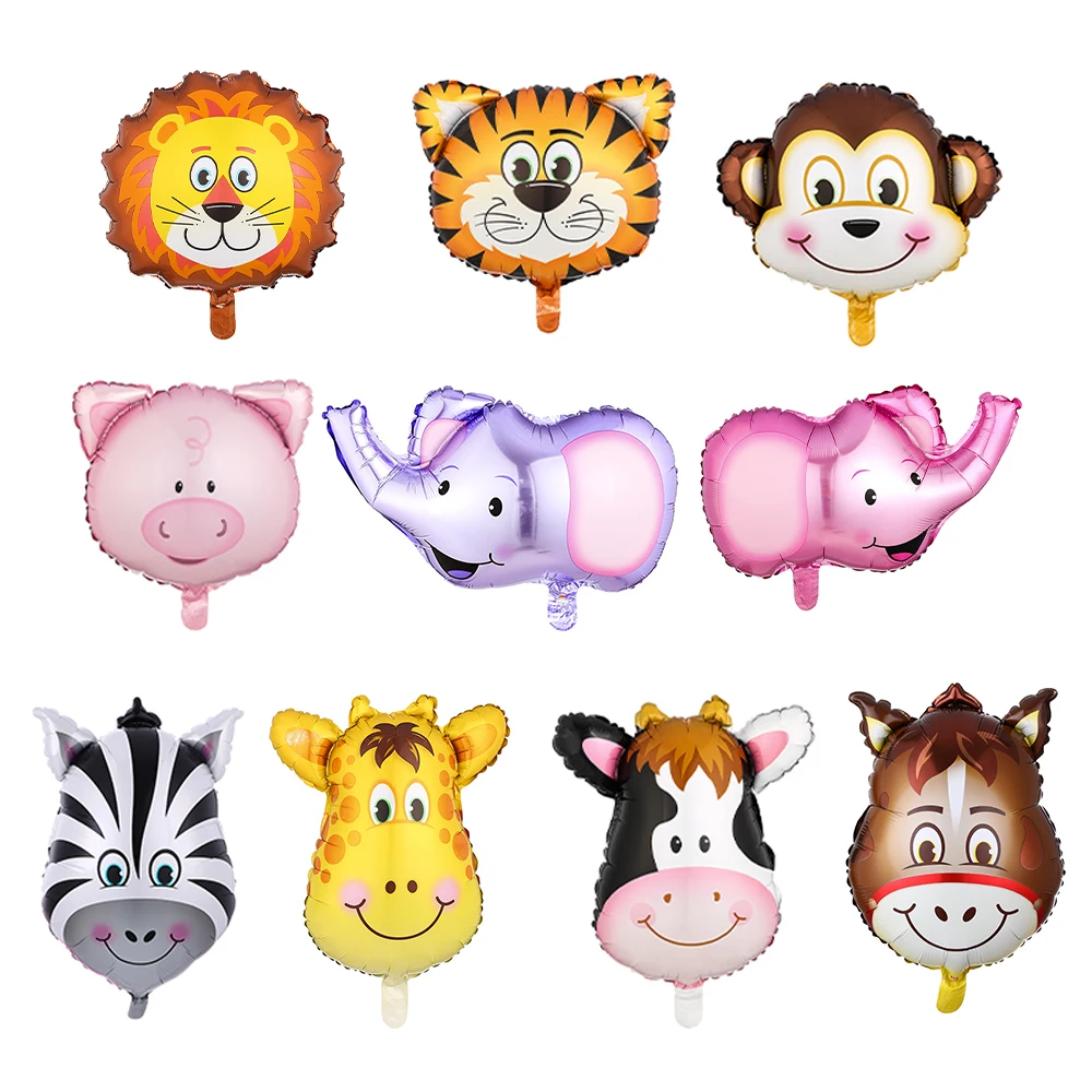 5pcs/lot Animal Head Foil Balloon monkey Lion Inflatable Air Balloons Happy Birthday Party Decorations Baby Shower Supplies
5pcs/lot Animal Head Foil Balloon monkey Lion Inflatable Air Balloons Happy Birthday Party Decorations Baby Shower Supplies