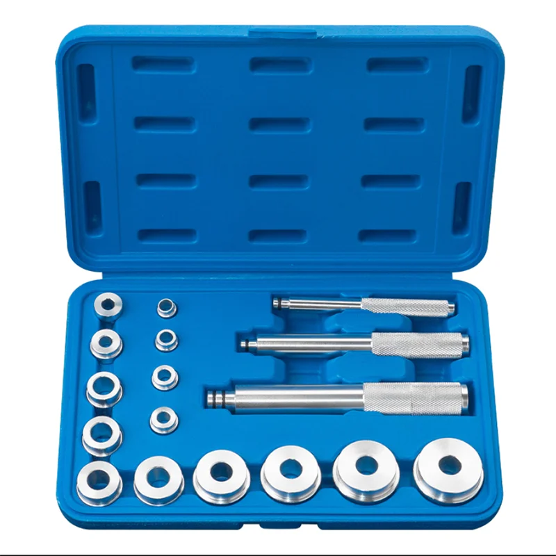 17 Pcs Wheel Bearing Race Seal Bush Driver Master Tool Set Aluminum Axle Set Color Send Randomly
17 Pcs Wheel Bearing Race Seal Bush Driver Master Tool Set Aluminum Axle Set Color Send Randomly