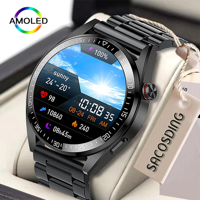 2022 New 454*454 AMOLED HD Screen Smart Watch Bluetooth Call Sports Fitness Clock 8GB Local Music Smartwatch For Huawei Xiaomi
2022 New 454*454 AMOLED HD Screen Smart Watch Bluetooth Call Sports Fitness Clock 8GB Local Music Smartwatch For Huawei Xiaomi