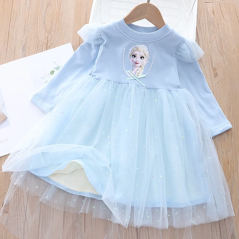 2022 Winter Girl Frozen Dress Girl Princess Net Gauze Shawl Plus Velvet Padded Dresses Kids Long-sleeved Toddler Cartoon Clothes
2022 Winter Girl Frozen Dress Girl Princess Net Gauze Shawl Plus Velvet Padded Dresses Kids Long-sleeved Toddler Cartoon Clothes
