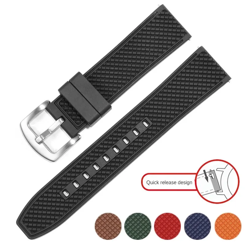 General Brand Waterproof Rubber Watch Strap With 19/20/21/22mm Flat Interface Silicone Watchband
General Brand Waterproof Rubber Watch Strap With 19/20/21/22mm Flat Interface Silicone Watchband