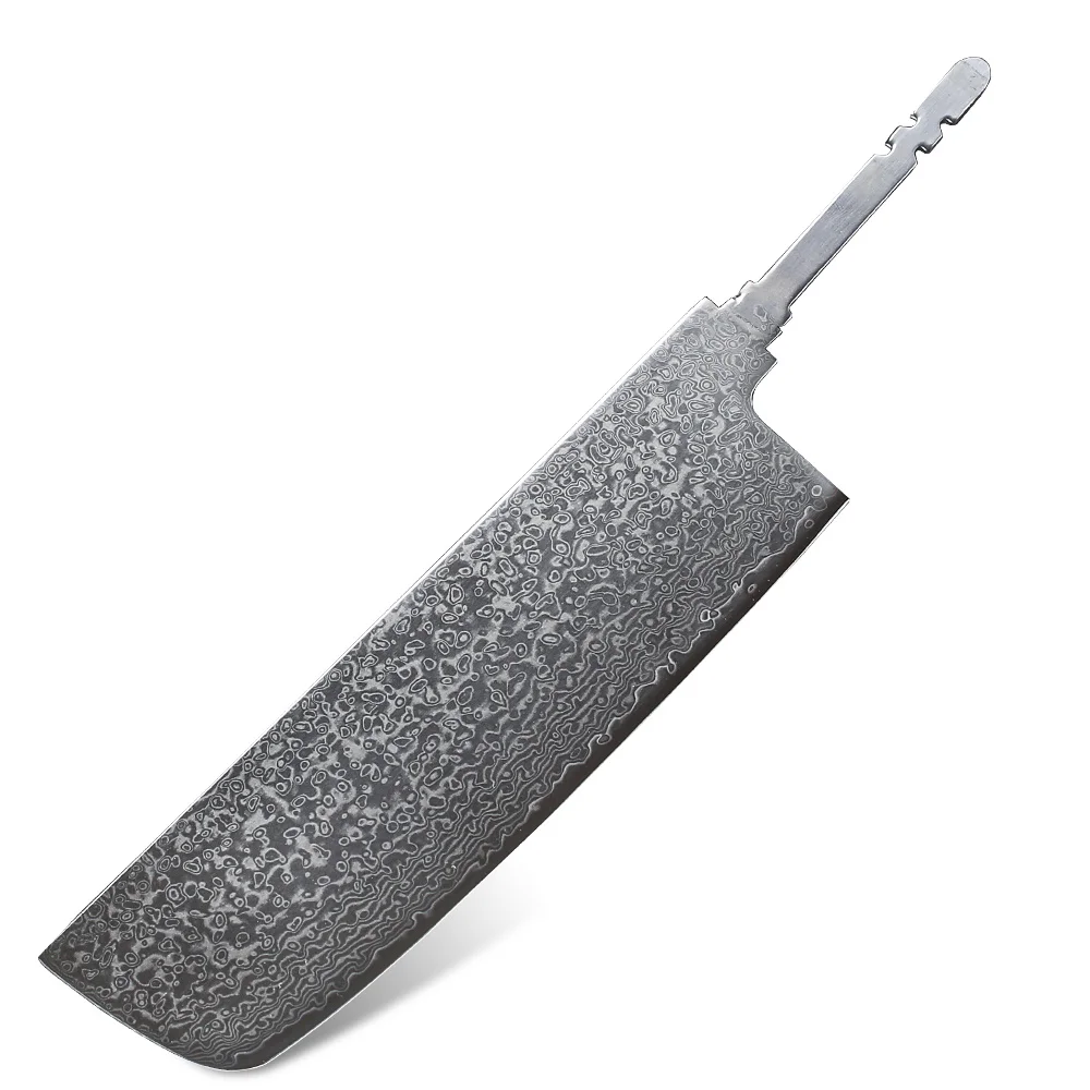 Knife Making Kit Nakiri Blade Blank 67 Layer Damascus Steel Knife DIY Handmade Japanese Professional Cooking Tools
Knife Making Kit Nakiri Blade Blank 67 Layer Damascus Steel Knife DIY Handmade Japanese Professional Cooking Tools