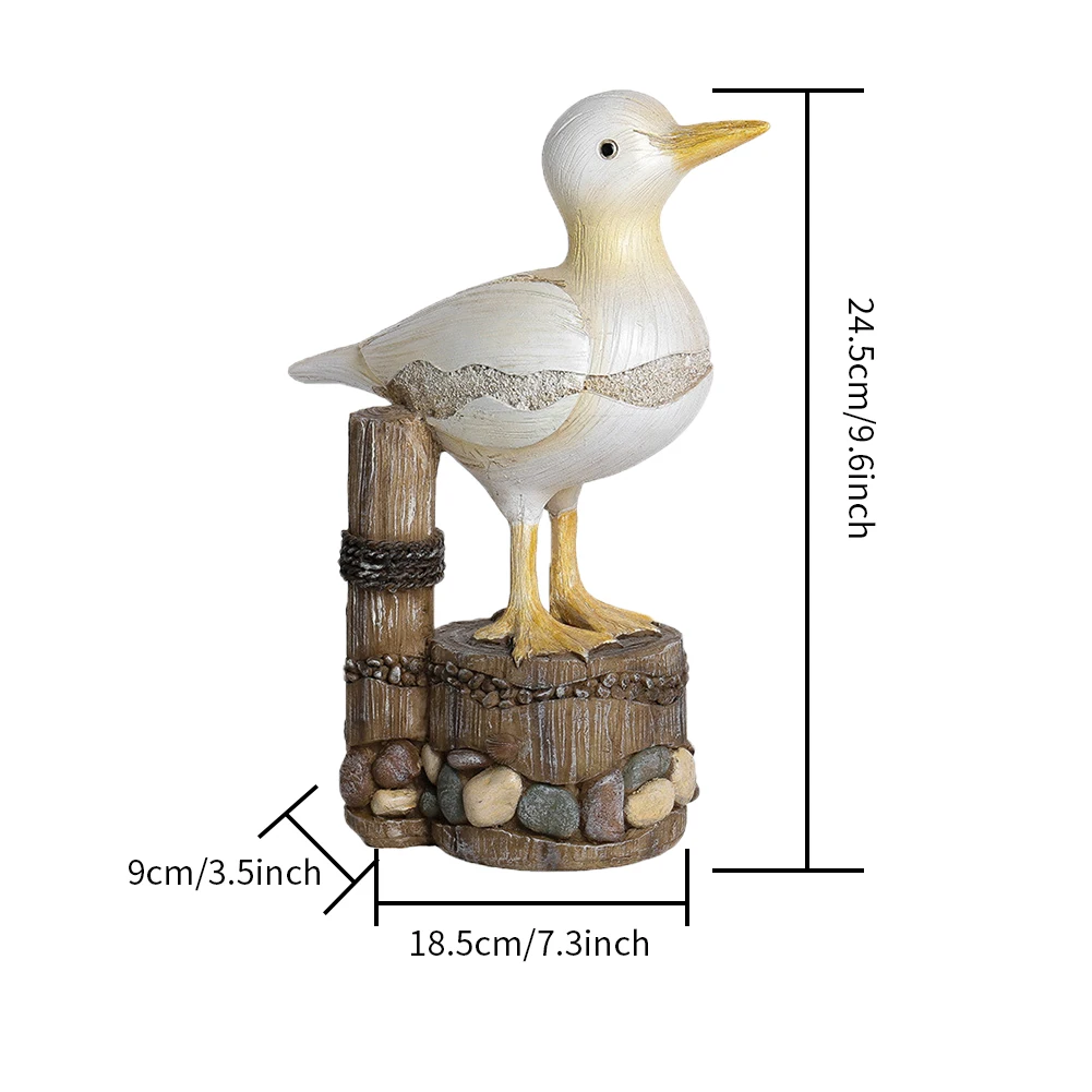 2pcs/set Nautical Decoration Ornament Park Home Seagull Figurine Patio Desktop Crafts Outdoor Garden Gifts Resin Lawn Beach
2pcs/set Nautical Decoration Ornament Park Home Seagull Figurine Patio Desktop Crafts Outdoor Garden Gifts Resin Lawn Beach