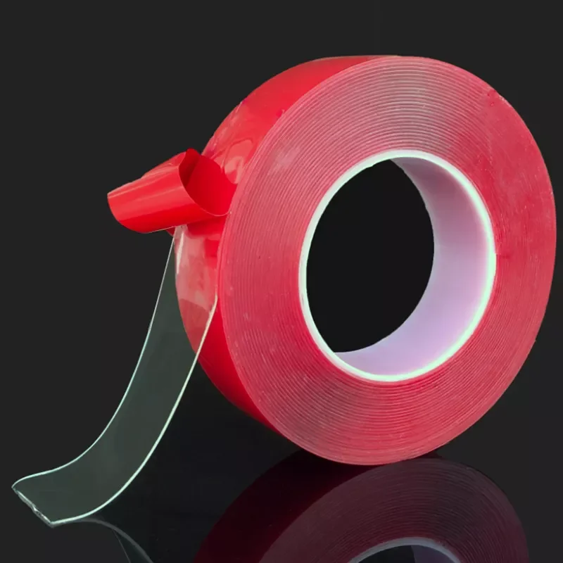 Transparent Super Strong Sticky Tape High Strength Car Sticker Strip No Traces Double Sided Adhesive Tape Car Styling
Transparent Super Strong Sticky Tape High Strength Car Sticker Strip No Traces Double Sided Adhesive Tape Car Styling