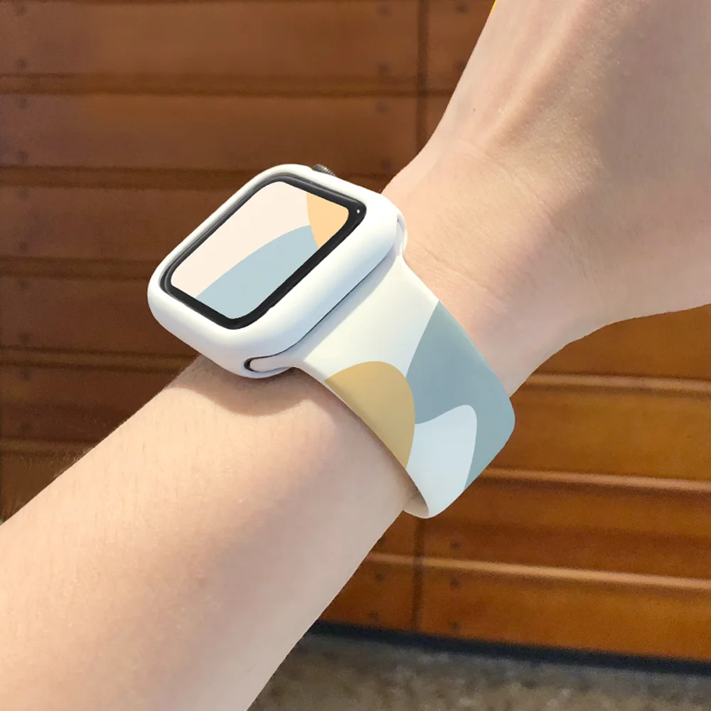 Case+Strap For Apple watch band 44mm 40mm 45mm 41mm 42mm 38mm Morandi Silicone bracelet accessories iWatch Series 6 5 4 3 se 7
Case+Strap For Apple watch band 44mm 40mm 45mm 41mm 42mm 38mm Morandi Silicone bracelet accessories iWatch Series 6 5 4 3 se 7
