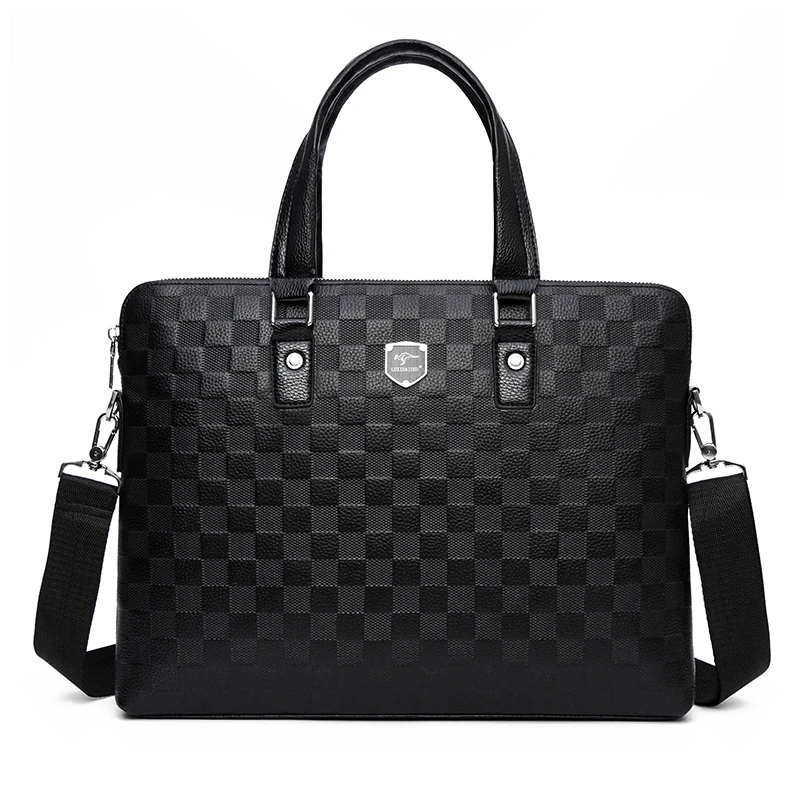 Genuine Cowhide Leather Men's Briefcase Business Handbag Bag Luxury Designer Men's Shoulder Bag Real Cow Leather Male Briefcase
Genuine Cowhide Leather Men's Briefcase Business Handbag Bag Luxury Designer Men's Shoulder Bag Real Cow Leather Male Briefcase