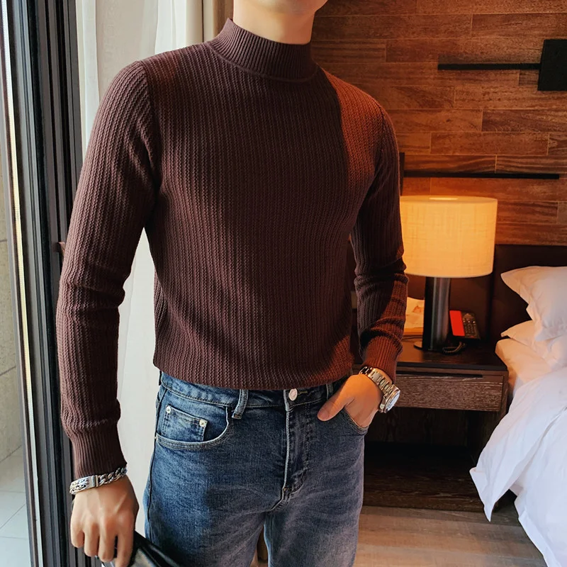 New Fashion Knit Pullover Trendy Designer Brand Luxury Solid Color Crew Neck Sweater Men Woolen Casual Jumper Men Clothing
New Fashion Knit Pullover Trendy Designer Brand Luxury Solid Color Crew Neck Sweater Men Woolen Casual Jumper Men Clothing