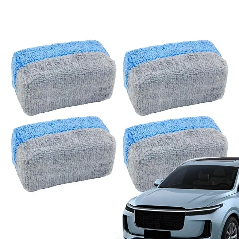 4Pcs Vehicle Washing Pad Microfiber Car Wash Sponge Cleaning Supplies Detailing Accessory For SUV RV Mini Van Truck Sports Cars
4Pcs Vehicle Washing Pad Microfiber Car Wash Sponge Cleaning Supplies Detailing Accessory For SUV RV Mini Van Truck Sports Cars