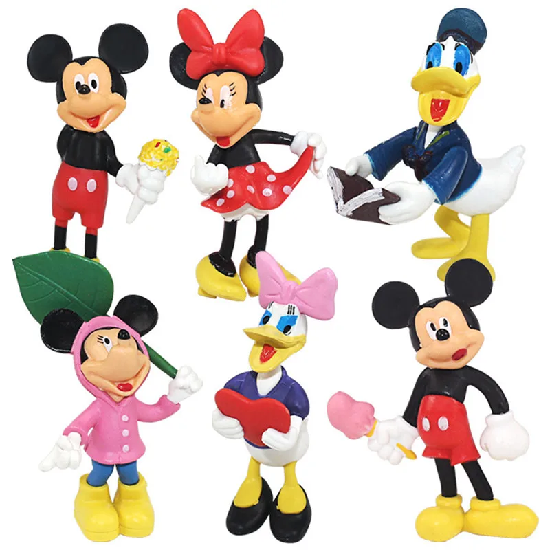 New 6pcs Mickey Mouse Minnie Anime Figure PVC Action Doll Toys Cake Decoration desktop ornament Birthday Gift for Kids
New 6pcs Mickey Mouse Minnie Anime Figure PVC Action Doll Toys Cake Decoration desktop ornament Birthday Gift for Kids