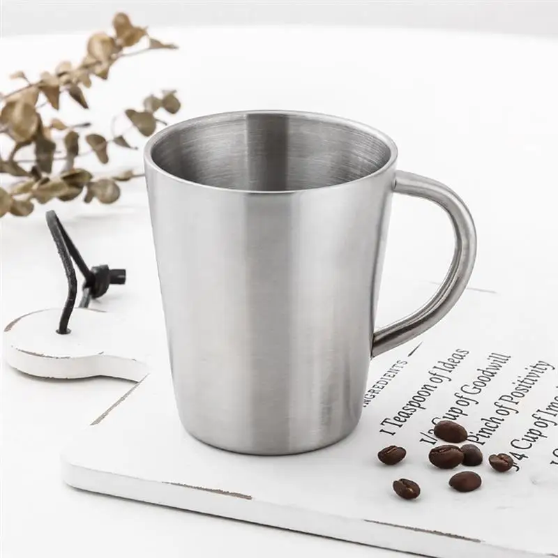 304 Stainless Steel Coffee Mug Double Wall Anti Scalding Mug Insulated Portable Stainless Steel Beer Tea Juice Drinking Cup
304 Stainless Steel Coffee Mug Double Wall Anti Scalding Mug Insulated Portable Stainless Steel Beer Tea Juice Drinking Cup