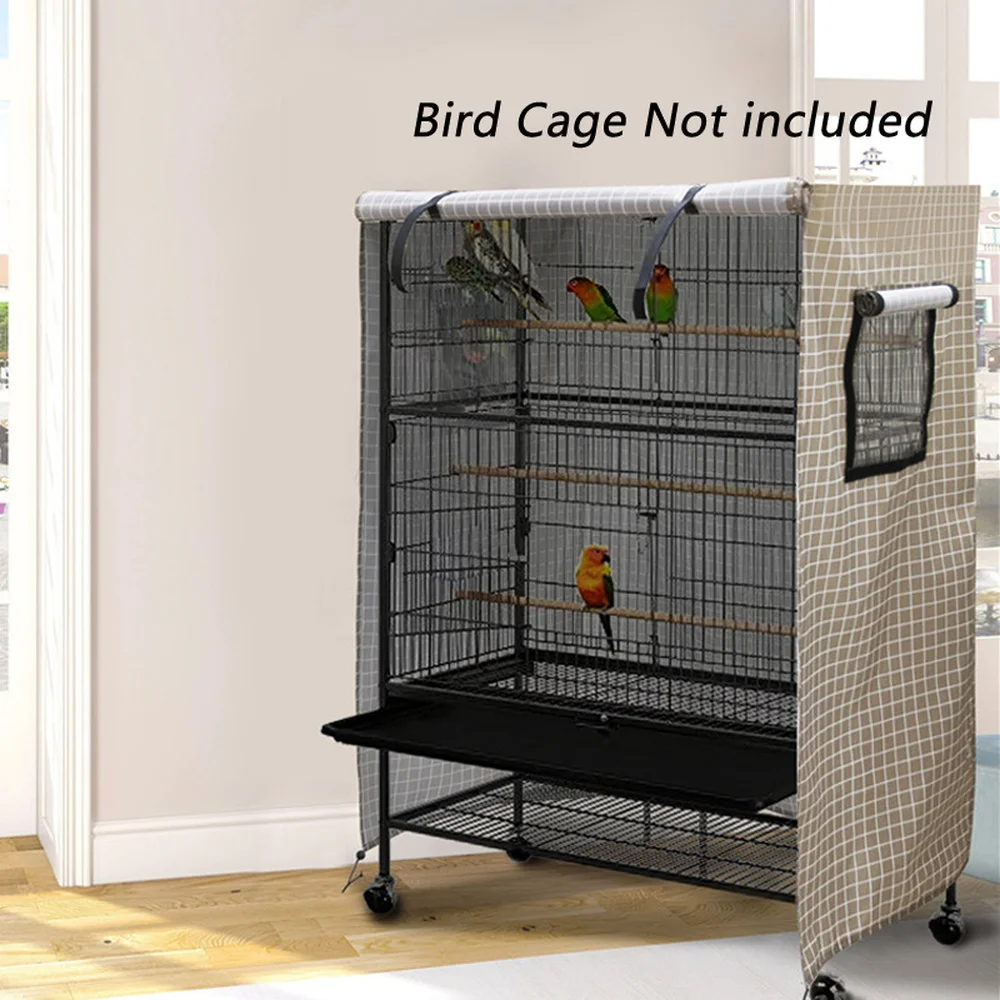 Anti UV Solid Sleep Helper Large Bird Cage Cover Windproof Dustproof Night Cover with Straps Window Screens for Parrot Cages
Anti UV Solid Sleep Helper Large Bird Cage Cover Windproof Dustproof Night Cover with Straps Window Screens for Parrot Cages