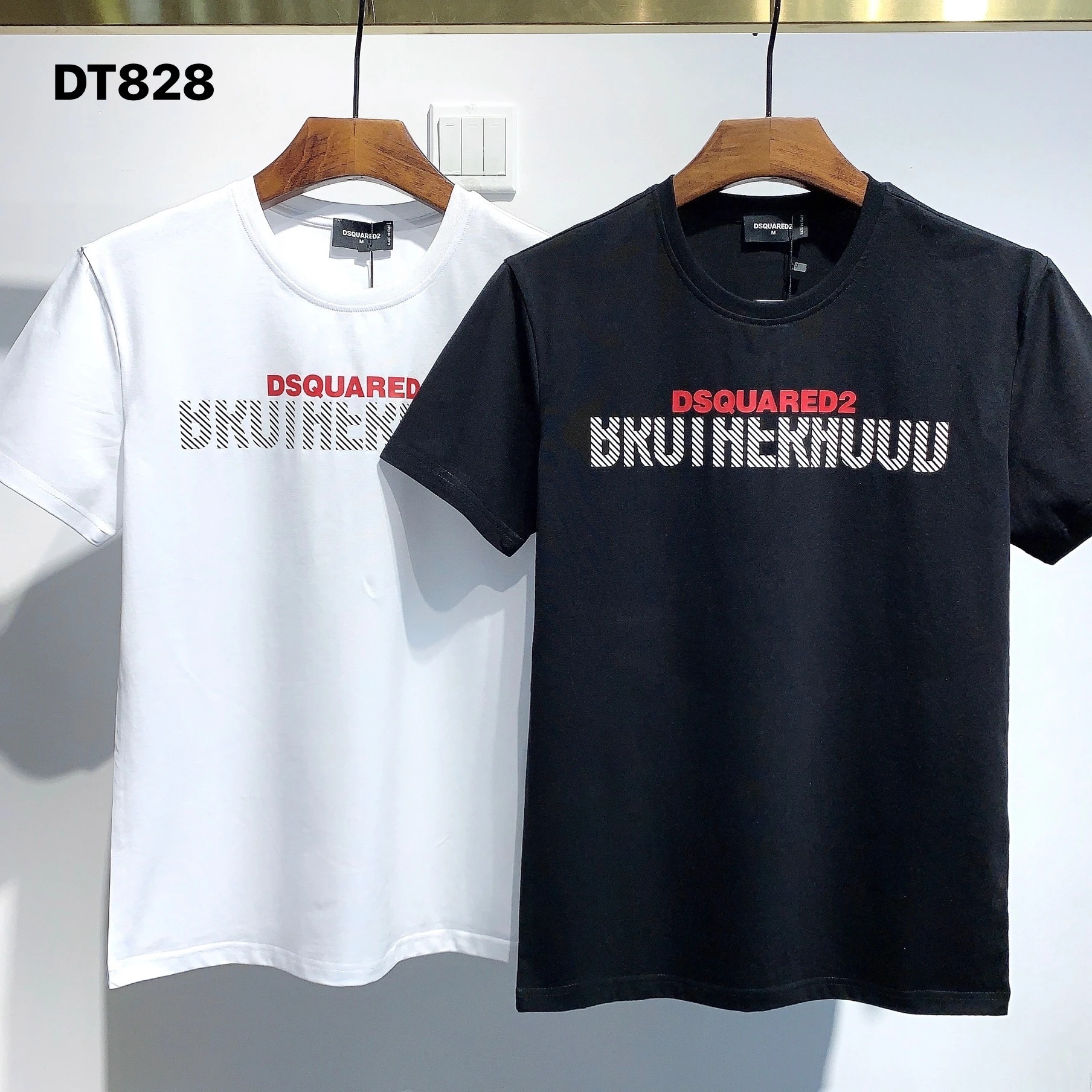 Dsquared2 Men's Ladies Couple Fashion Cotton Dsq2 Crew Neck T Shirt D2 Trend Zebra Font Print T-Shirt Boyfriend Gift Shirt DT828
Dsquared2 Men's Ladies Couple Fashion Cotton Dsq2 Crew Neck T Shirt D2 Trend Zebra Font Print T-Shirt Boyfriend Gift Shirt DT828