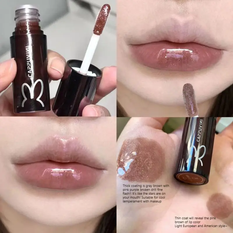 Lip Gloss Black Tube Glaze Glossy Milk Tea Color Shimmer Liquid Lipstick Waterproof Long Lasting Moisturizing Matte Wpmen Makeup
Lip Gloss Black Tube Glaze Glossy Milk Tea Color Shimmer Liquid Lipstick Waterproof Long Lasting Moisturizing Matte Wpmen Makeup