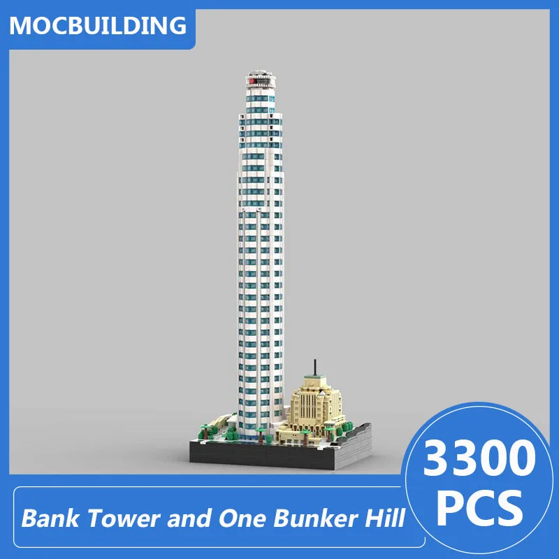 Bank Tower and One Bunker Hill Architecture Model Moc Building Blocks Diy Assemble Bricks Educational Kids Toys Gifts 3300PCS
Bank Tower and One Bunker Hill Architecture Model Moc Building Blocks Diy Assemble Bricks Educational Kids Toys Gifts 3300PCS