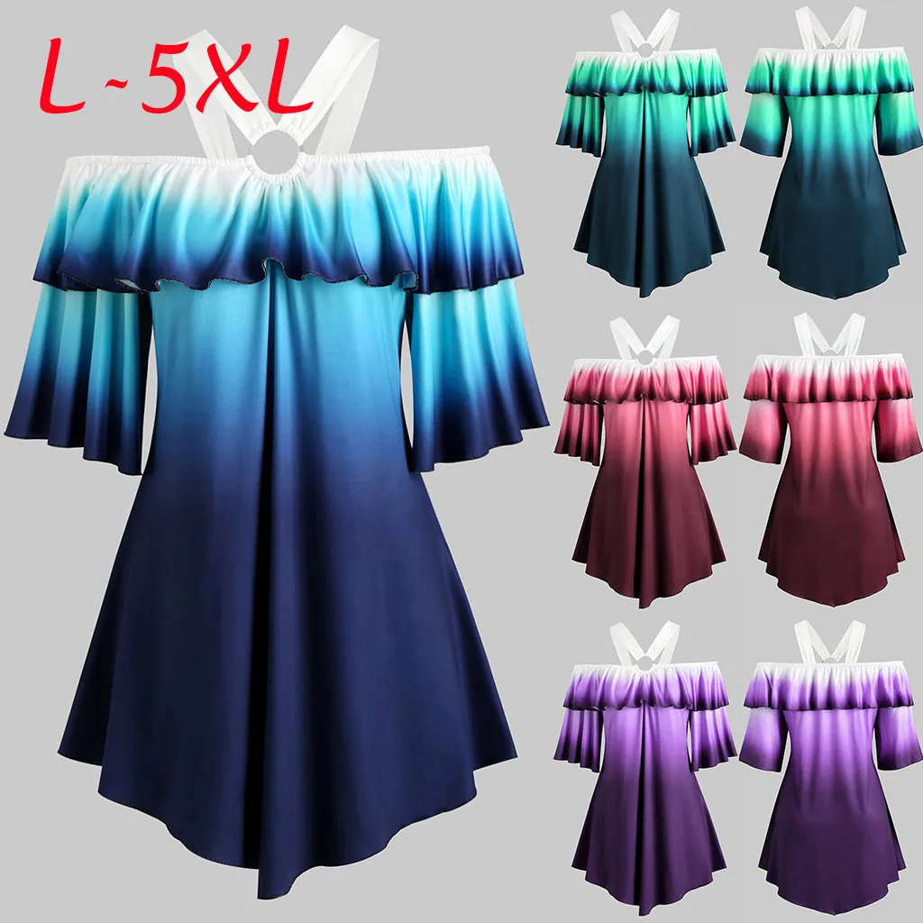 Women Short Sleeve Gradient Print Blouse Backless Pullover Tops Shirt Soft Shirts Women Football Saints
Women Short Sleeve Gradient Print Blouse Backless Pullover Tops Shirt Soft Shirts Women Football Saints