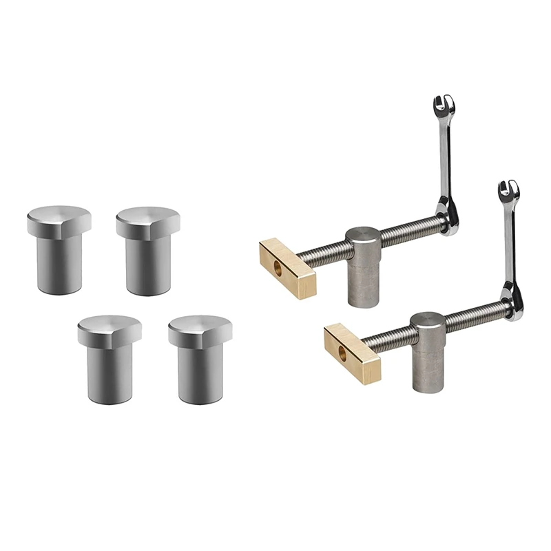 Promotion! Dog Hole Clamps - 2 Adjustable Woodworking Desk Clamps - Bench Woodworking With 4 Pcs Bench Dog Holes
Promotion! Dog Hole Clamps - 2 Adjustable Woodworking Desk Clamps - Bench Woodworking With 4 Pcs Bench Dog Holes