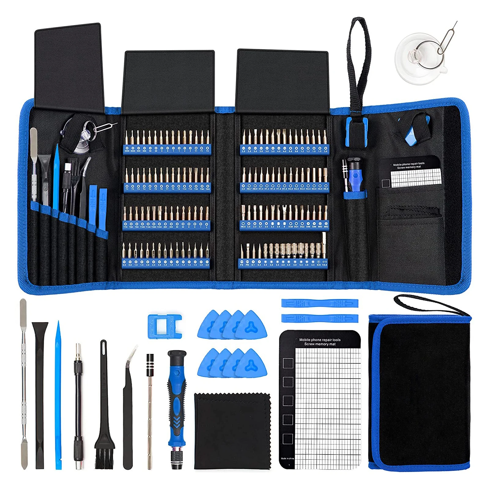 142 In 1 Torx Precision Screwdriver Bit Set Hand Tools Alloy Steel U-type Y-typeScrew Driver Kit Repair Tool For Watch Tablet PC
142 In 1 Torx Precision Screwdriver Bit Set Hand Tools Alloy Steel U-type Y-typeScrew Driver Kit Repair Tool For Watch Tablet PC