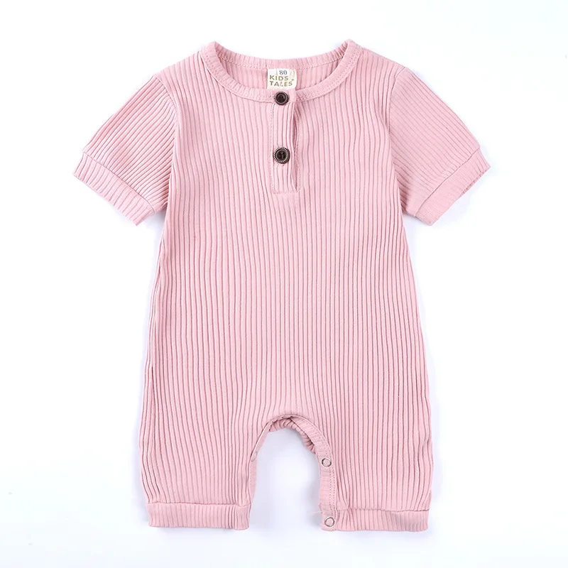 Kids Children's Clothing Solid Color Baby Jumpsuit Summer Short Sleeve New Baby Fart Clothes Climbing Rompers
Kids Children's Clothing Solid Color Baby Jumpsuit Summer Short Sleeve New Baby Fart Clothes Climbing Rompers