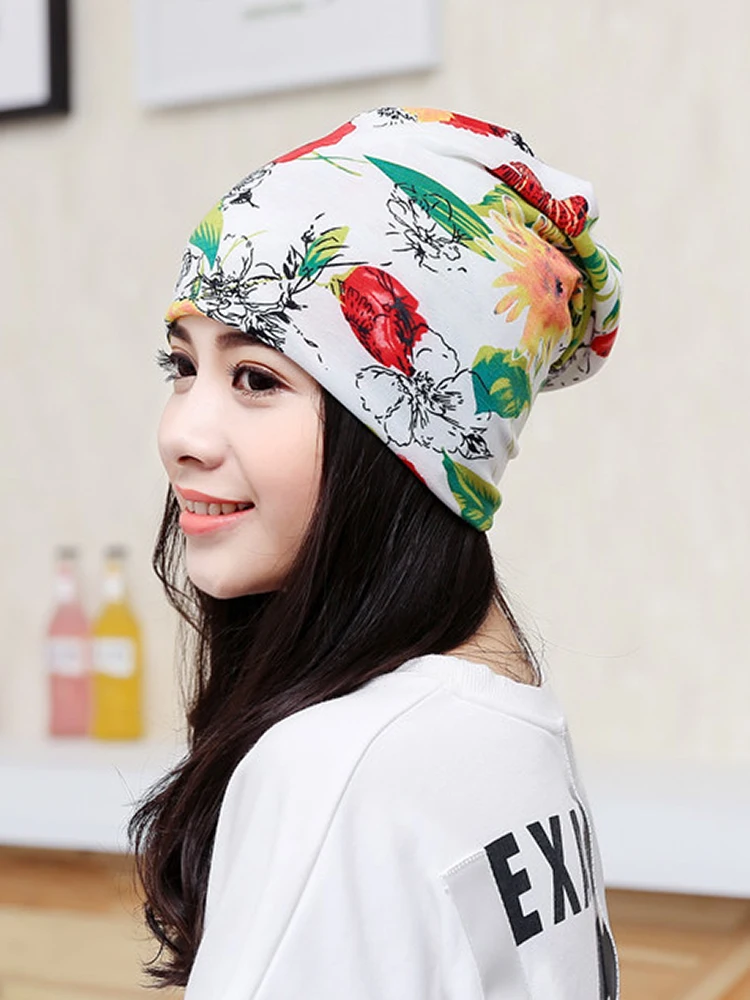 NDUJCSI Outdoor Spring Winter Beanie Women Cotton Solid Gorros Floral Printed Hat Casual Multifunctional Skullies
NDUJCSI Outdoor Spring Winter Beanie Women Cotton Solid Gorros Floral Printed Hat Casual Multifunctional Skullies