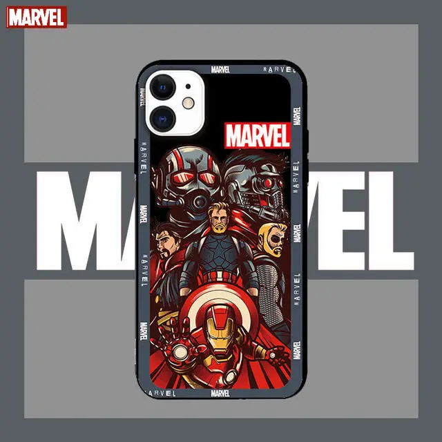 Marvel IronMan Phone Case Cover for Iphone 13 12 Pro Max 11 8 7 6 S XR PLUS X XS SE 2020 Mini Transparent All-inclusive Softcase
Marvel IronMan Phone Case Cover for Iphone 13 12 Pro Max 11 8 7 6 S XR PLUS X XS SE 2020 Mini Transparent All-inclusive Softcase