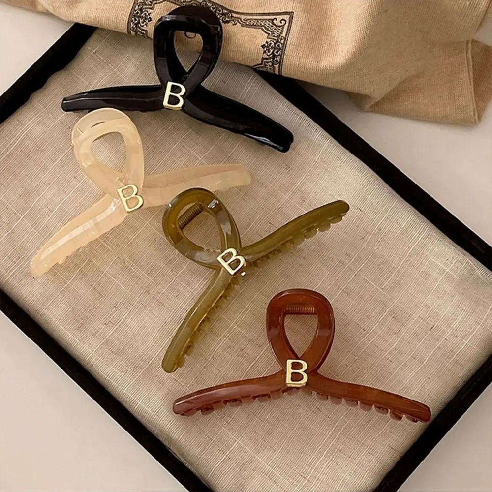 Holder Fashion Headwear Acrylic Cross Geometric Hairpins Korean Shark Clip Large Hair Clips Letter B Women Hair Claw
Holder Fashion Headwear Acrylic Cross Geometric Hairpins Korean Shark Clip Large Hair Clips Letter B Women Hair Claw