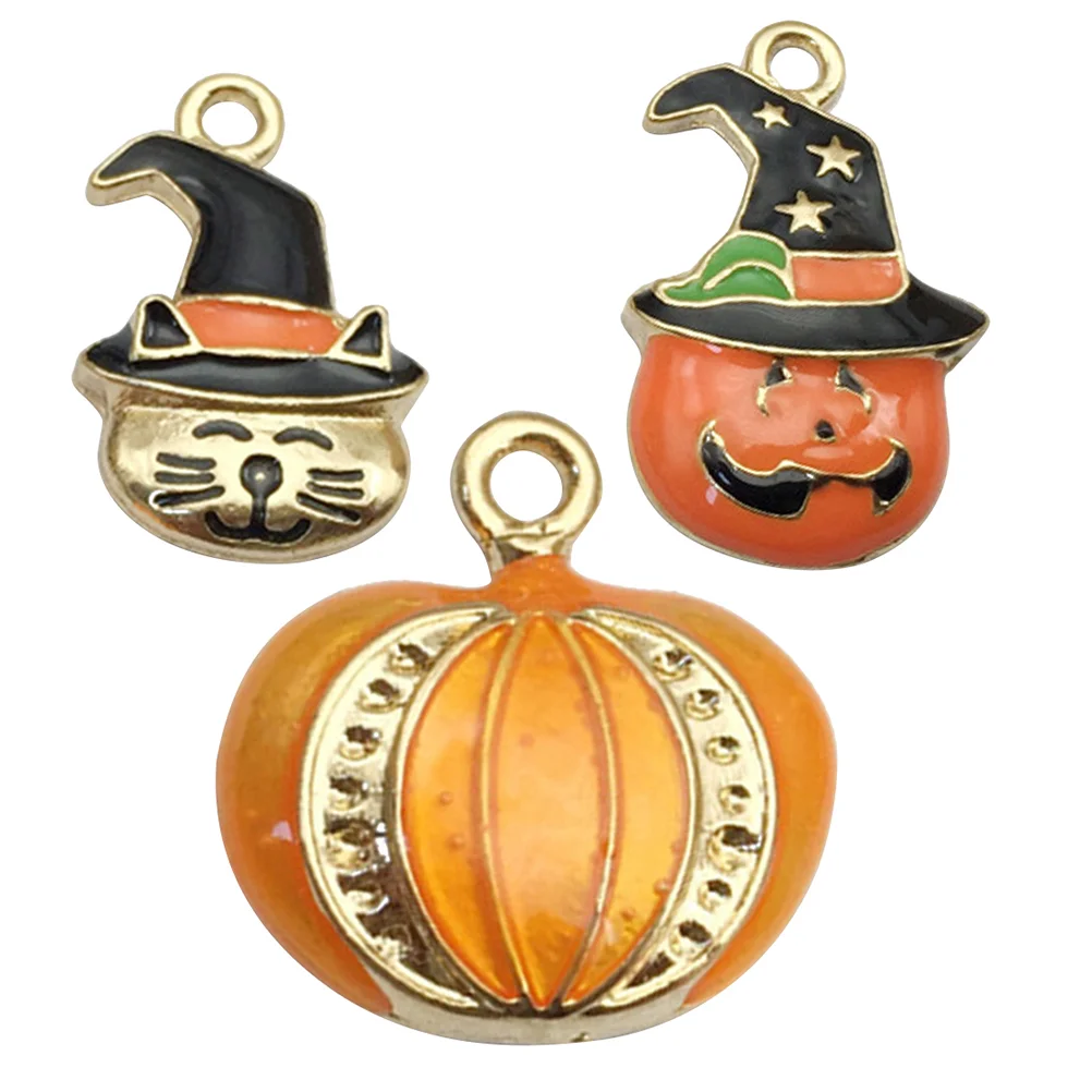 3pcs Pumpkin Cat Pendant Bracelet Necklace Charm Alloy Pendant DIY Jewelry Accessory
3pcs Pumpkin Cat Pendant Bracelet Necklace Charm Alloy Pendant DIY Jewelry Accessory