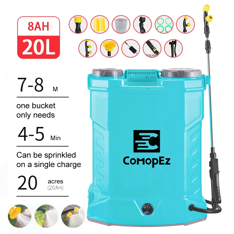 20L 8AH Backpack Sprayer Garden Irrigation Sprayer Pressure Disinfectant Sprayer Rechargeable Garden Irrigation Back Sprayer
20L 8AH Backpack Sprayer Garden Irrigation Sprayer Pressure Disinfectant Sprayer Rechargeable Garden Irrigation Back Sprayer