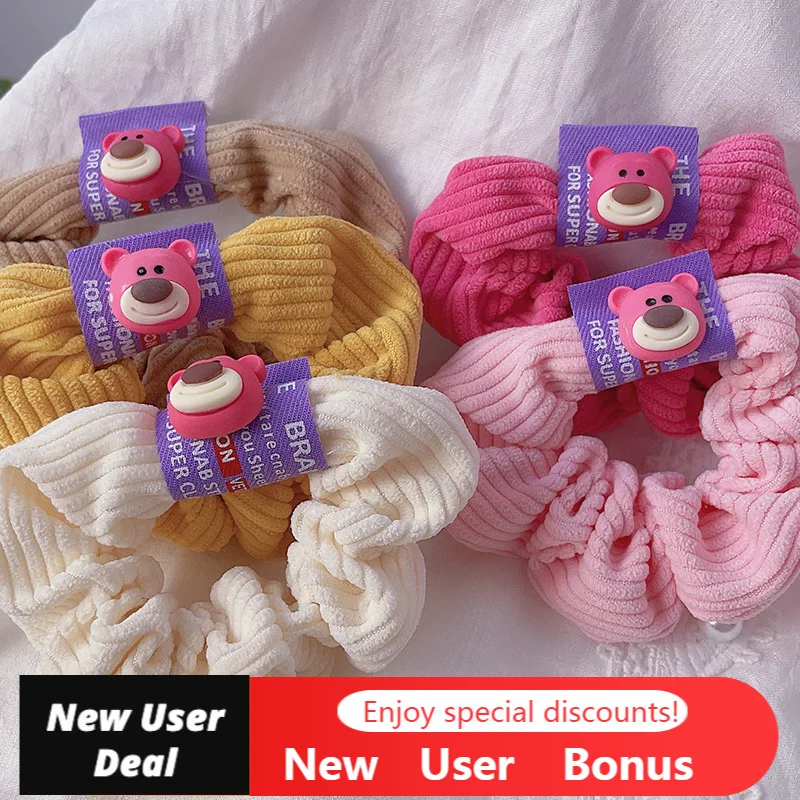 Coral Fleece Elastic Hair Ribbons Simple Headband Cartoon Solid Scrunchie Bear Fashion Barrettes Headwear Girls Sweet Hairpins
Coral Fleece Elastic Hair Ribbons Simple Headband Cartoon Solid Scrunchie Bear Fashion Barrettes Headwear Girls Sweet Hairpins