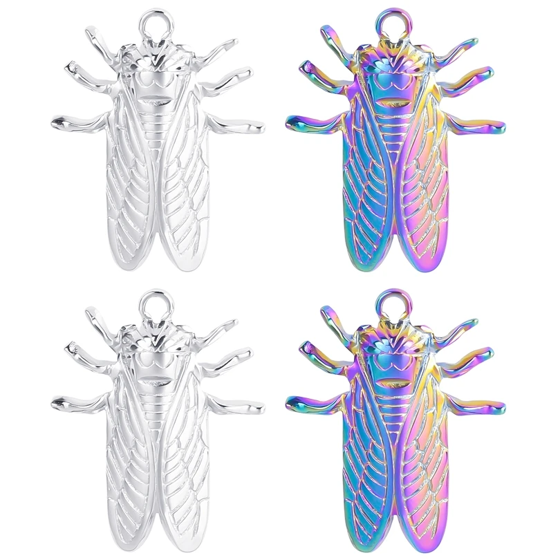 5pcs High Quality Summer Cicada Necklace For Men Woman Finding Stainless Steel Charms Pendant Accessory Jewelry Making Supplies
5pcs High Quality Summer Cicada Necklace For Men Woman Finding Stainless Steel Charms Pendant Accessory Jewelry Making Supplies