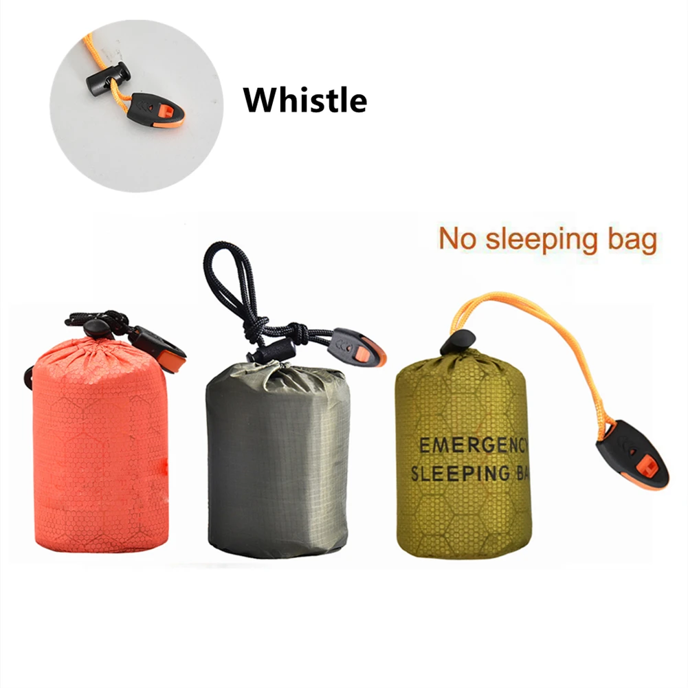 Camping Emergency EDC Sleeping Storage Bag Thermal Durable Waterproof Camping Hiking Emergency Sack Survival Storage Equipment
Camping Emergency EDC Sleeping Storage Bag Thermal Durable Waterproof Camping Hiking Emergency Sack Survival Storage Equipment