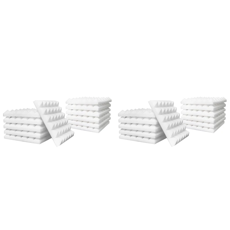 24X Acoustic Panels, Acoustic Foam For Recording Studio/Live Room Soundproof Wall Panels, Sound Proof Foam Panels 
24X Acoustic Panels, Acoustic Foam For Recording Studio/Live Room Soundproof Wall Panels, Sound Proof Foam Panels