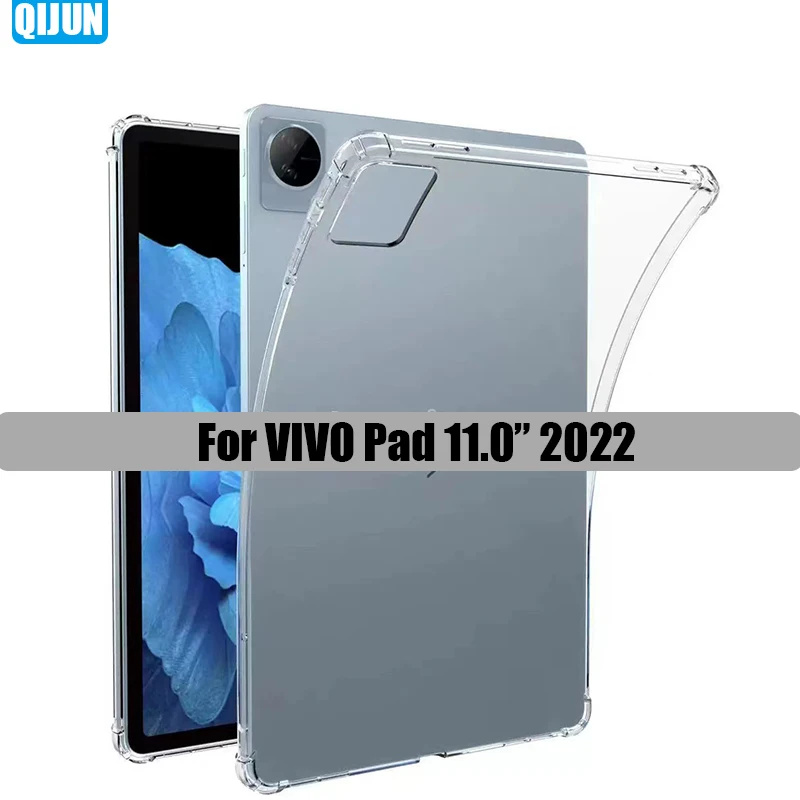 Tablet case for VIVO Pad 11.0" 2022 Silicone soft shell Airbag cover Transparent protection Shockproof bag capa fundas pad11 
Tablet case for VIVO Pad 11.0" 2022 Silicone soft shell Airbag cover Transparent protection Shockproof bag capa fundas pad11